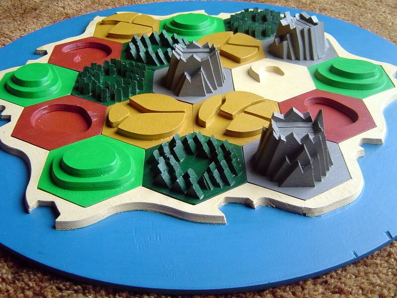 Custom Catan Board from Instructables