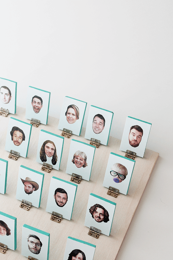 DIY Guess Who from Almost Makes Perfect