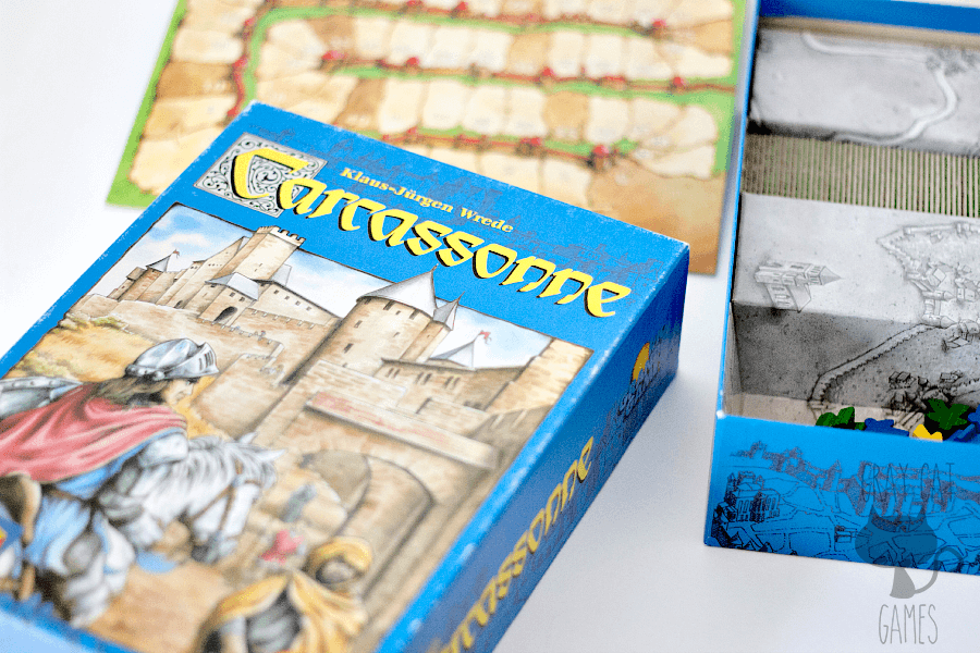 Carcassonne is a modern classic euro game with easy-to-learn rules and beautiful aesthetics. It’s a great two-player game if you want some cutthroat strategy, and it plays really well with 3-4, as well.
