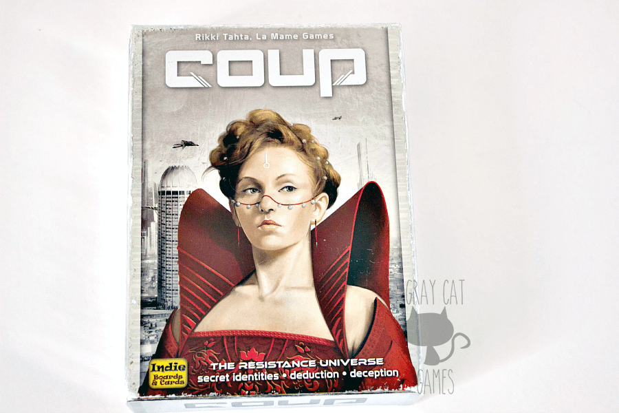 Coup is a fantastic bluffing-style card game for 2-6 players. It combines a little bit of deduction, back stabbing, and quick game play to make for a great gaming experience. You’ll want to protect your components because you’ll be playing it a lot! || via graycatgames.com