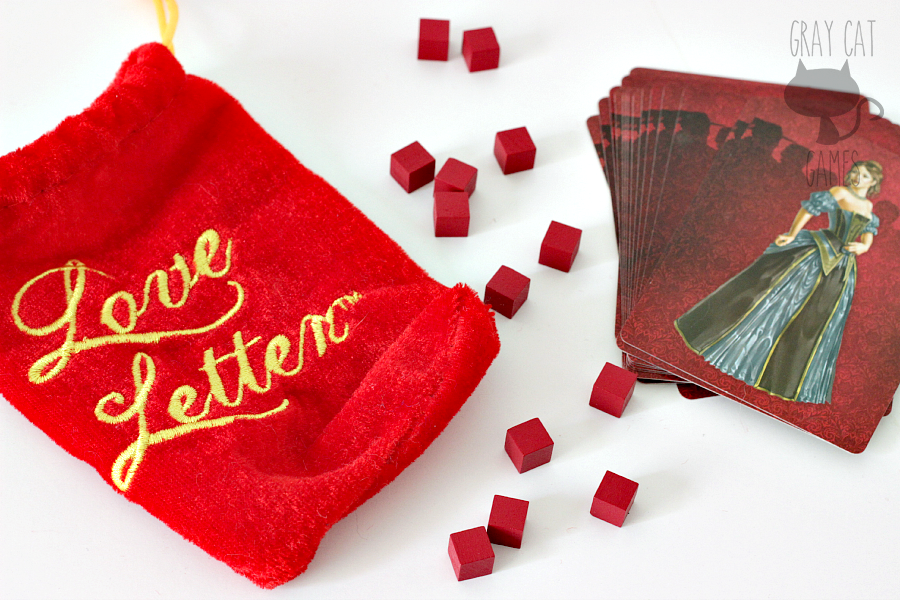 Love Letter is a tiny card game with some light bluffing mechanics. It plays very quickly with 4 players and is great to fill time in while waiting for others to arrive, or while waiting for your dinner at a restaurant.