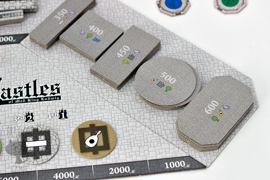 Castles of Mad King Ludwig is a tile-laying game that requires you to think ahead and outmaneuver your opponents. It combines a lot of different mechanics into a very enjoyable game for two to four players.