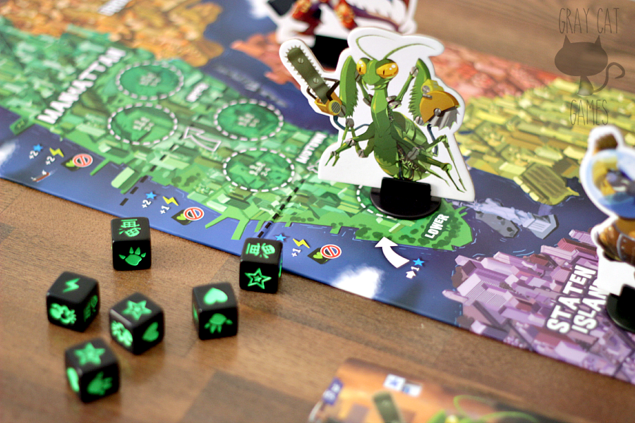King of New York is a fast-paced dice-rolling game with a heaping dose of chaos and plenty of yelling. It’s fast, it’s simple, and it’s a lot of fun!