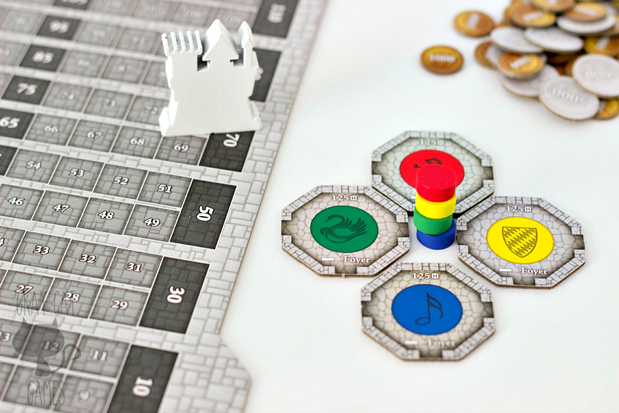 Castles of Mad King Ludwig is a tile-laying game that requires you to think ahead and outmaneuver your opponents. It combines a lot of different mechanics into a very enjoyable game for two to four players.