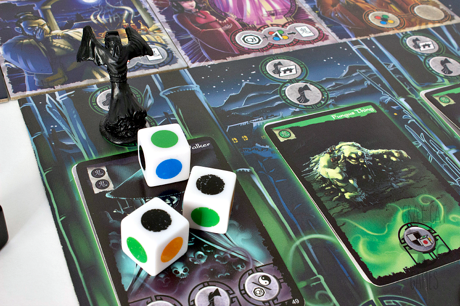 Ghost Stories is an Antoine Bauza-designed cooperative game with his signature difficulty curve. This game drips with menace and danger, and it will take the efforts of all the players to win on even the easiest setting.